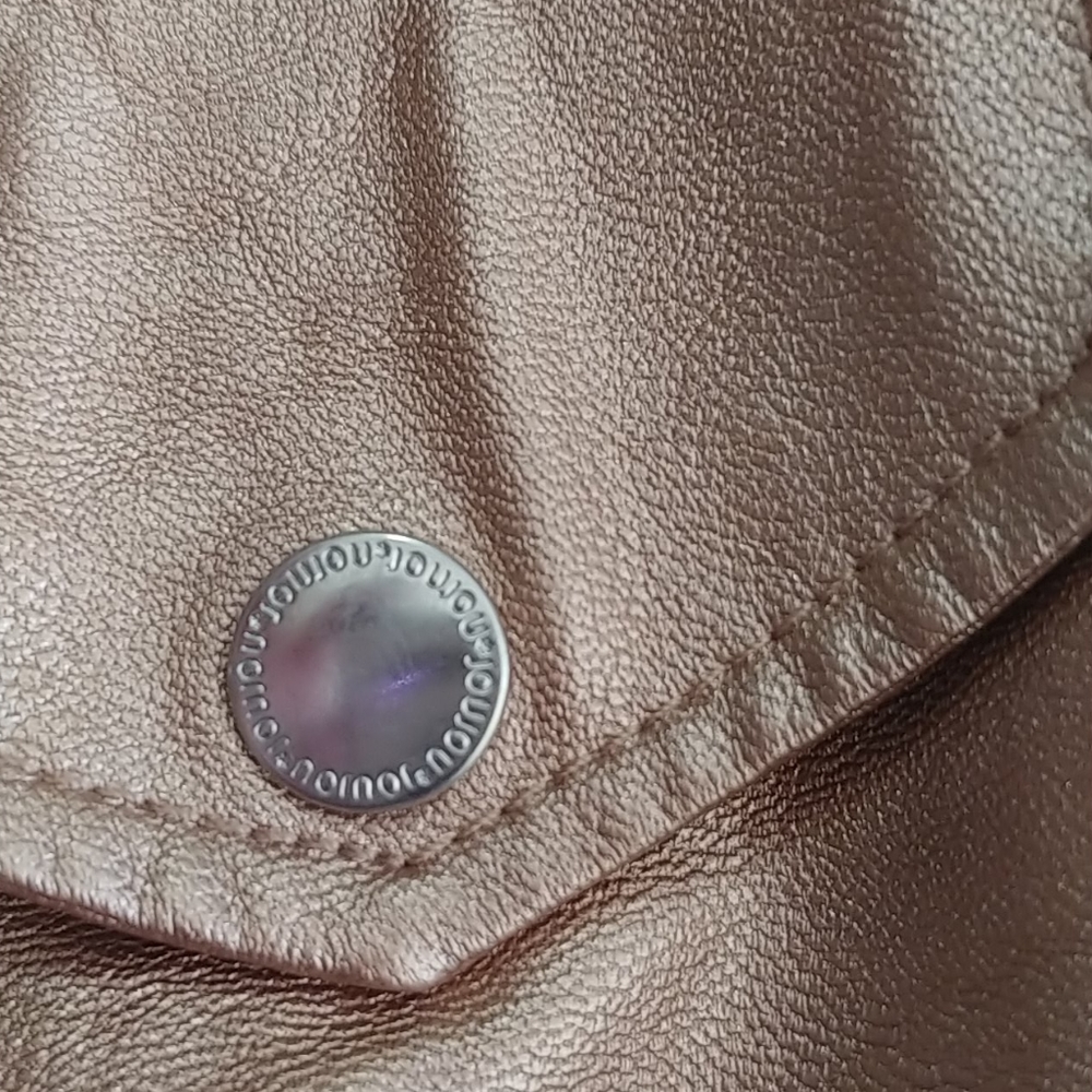 Jou Jou Rose Gold Zip Up Jacket - Picture 4 of 10